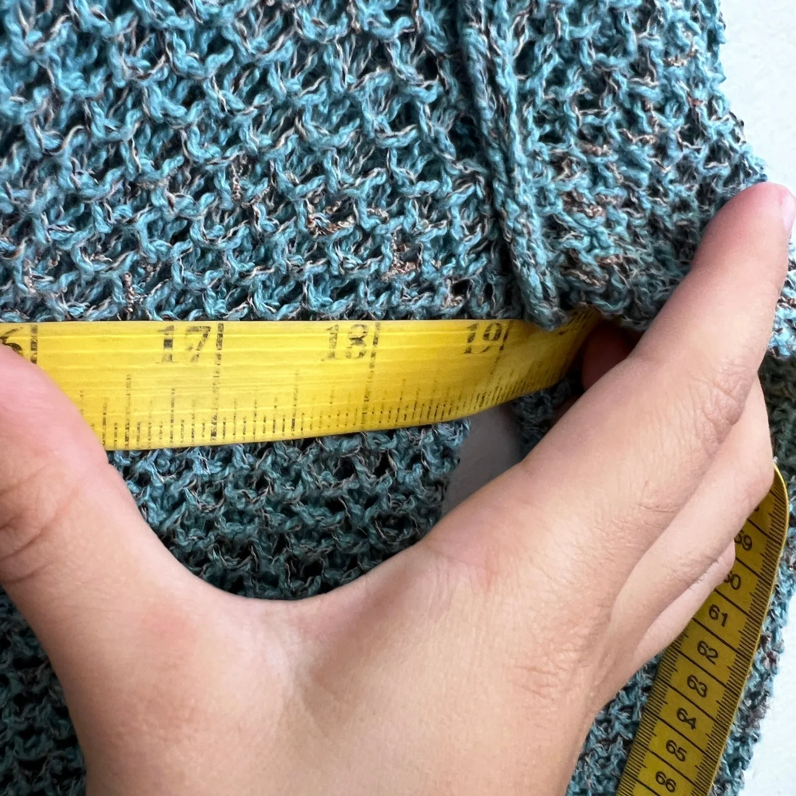 Free People Crochet Sweater Oversized Bohemian‎ Boho Festival Small - Image 11