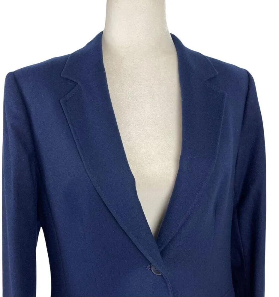 Vintage Pendleton 1950s Gold Tag 100% Virgin Wool Single Breasted Blue Blazer 12 - Image 14