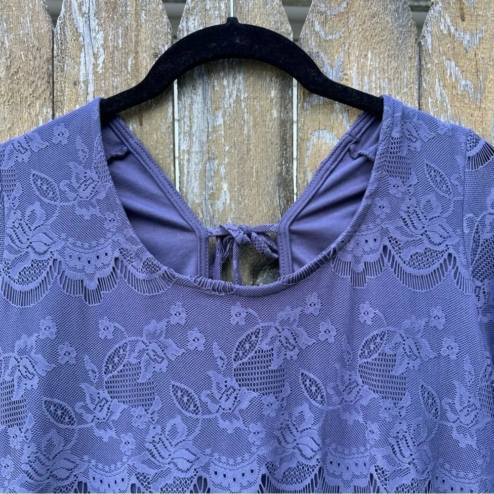 Altar’d State Lace Boho Flowy Mini Dress Sz M - Image 7