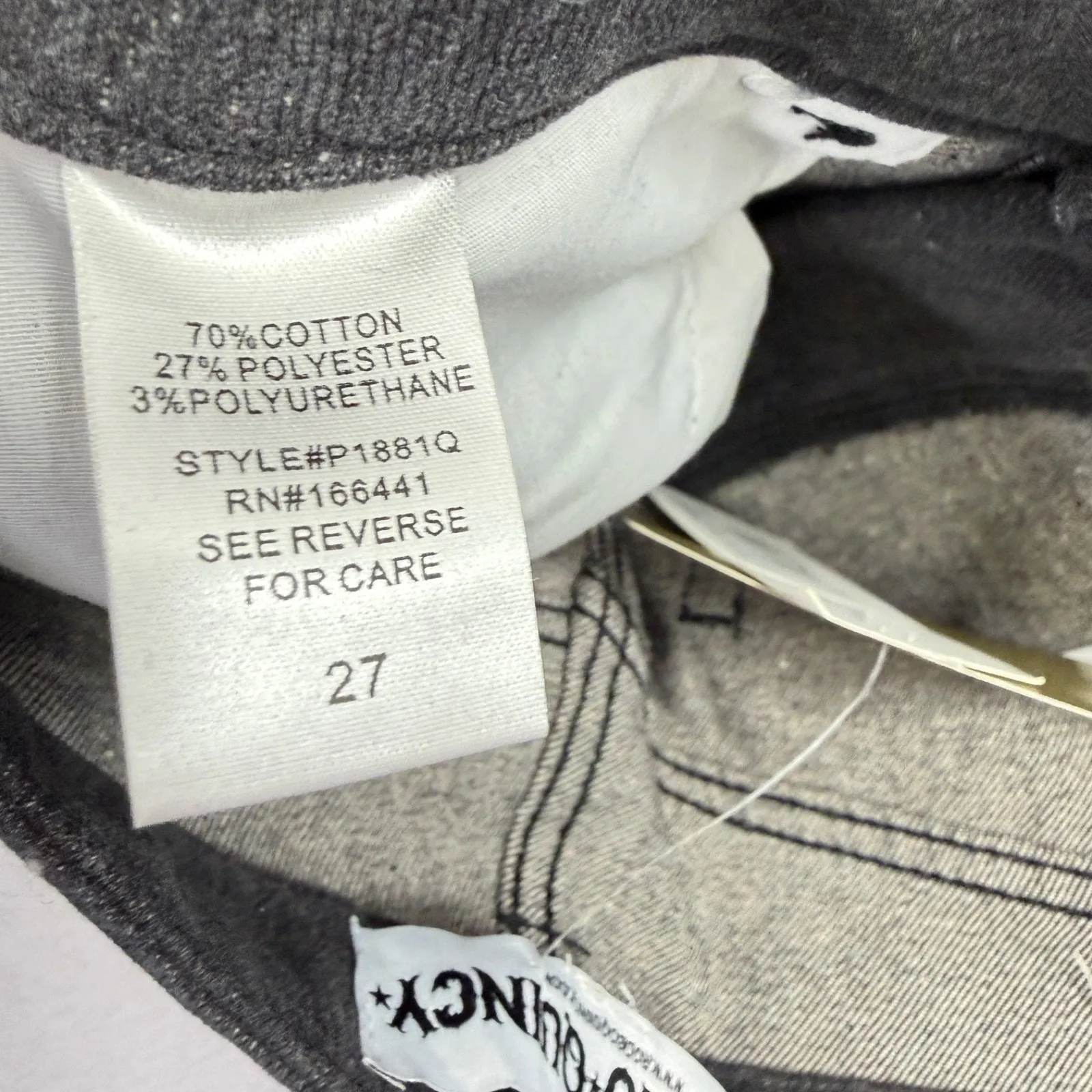 Rodeo Quincy Ryder Shorts Womens 27 Black Denim Floral Rose Applique Western NWT - Image 10