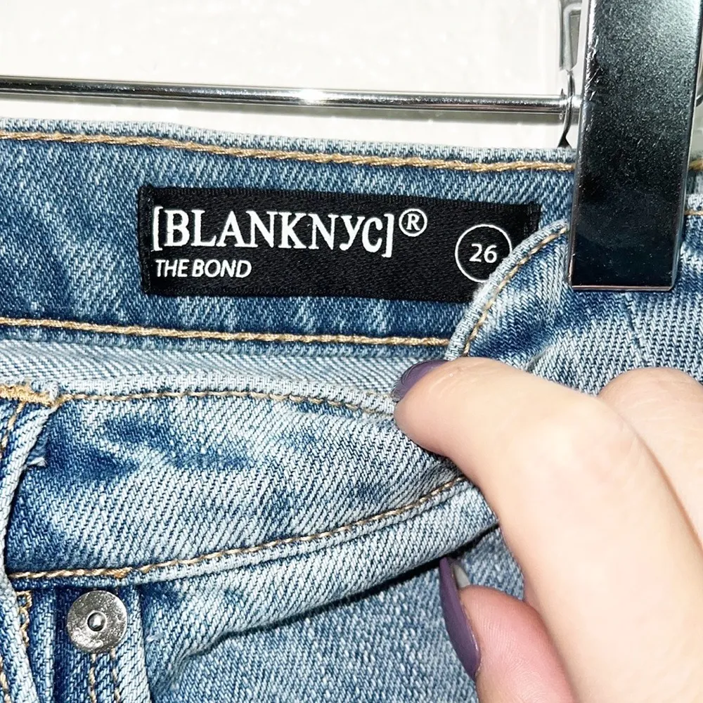 Blank NYC The Bond Mid Rise Skinny Distressed Jeans NEW - Image 6