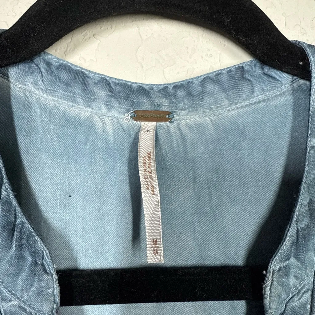 Free People Rowan Boho Tunic Kimono Dress Size Medium - Image 6