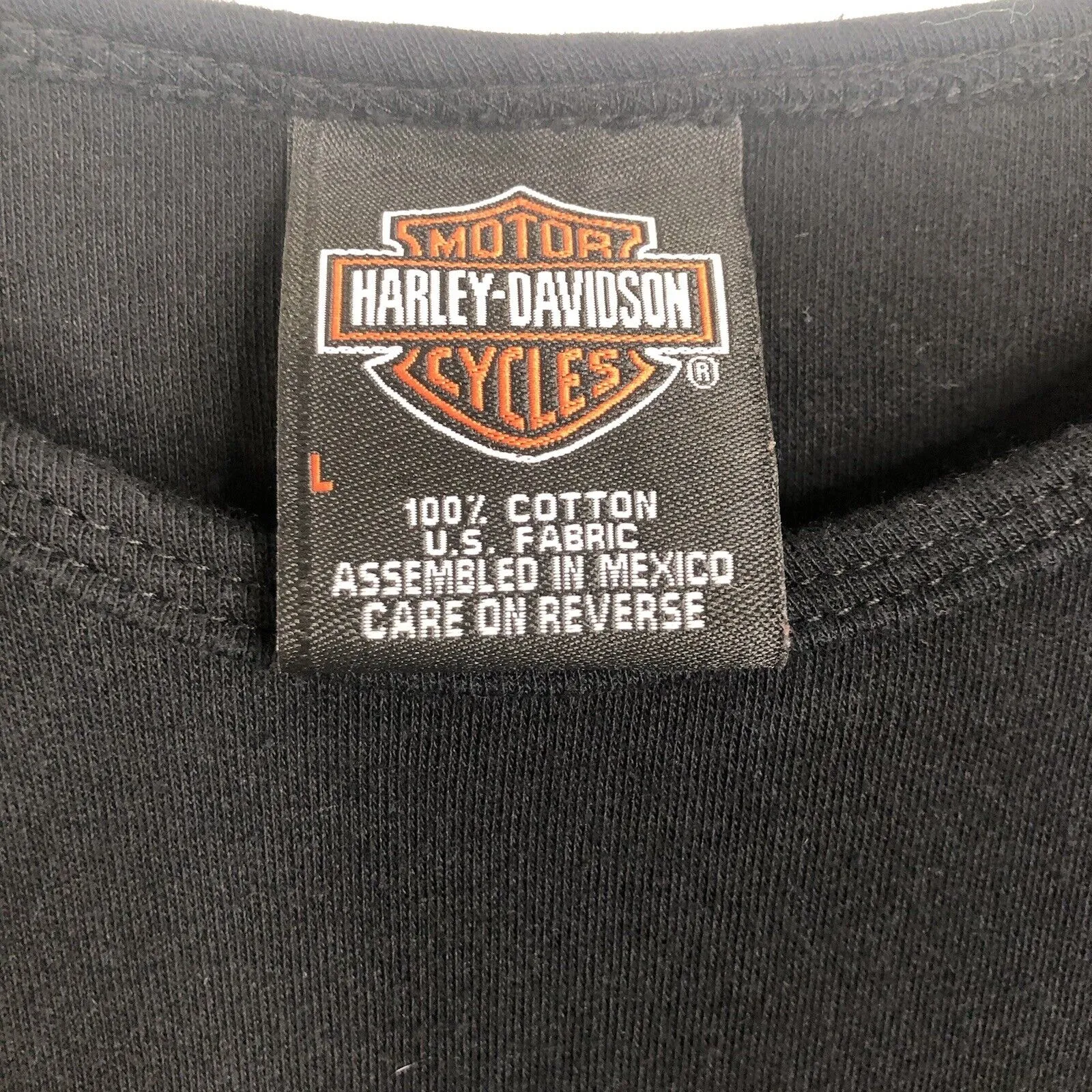 Harley Davidson Womens T shirt L Short Sleeve Hearts Roses Orlando Florida USA - Image 3