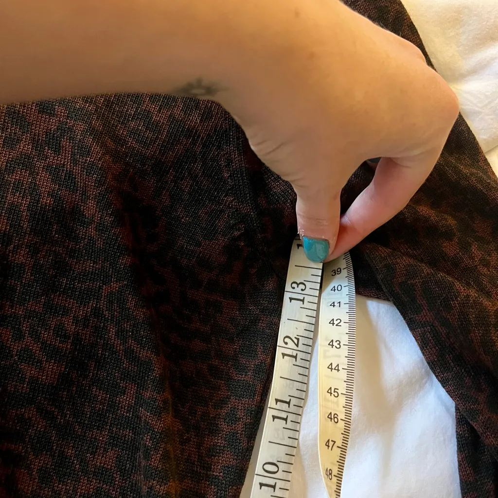 Vintage 100% Silk Long Sleeve - Image 5