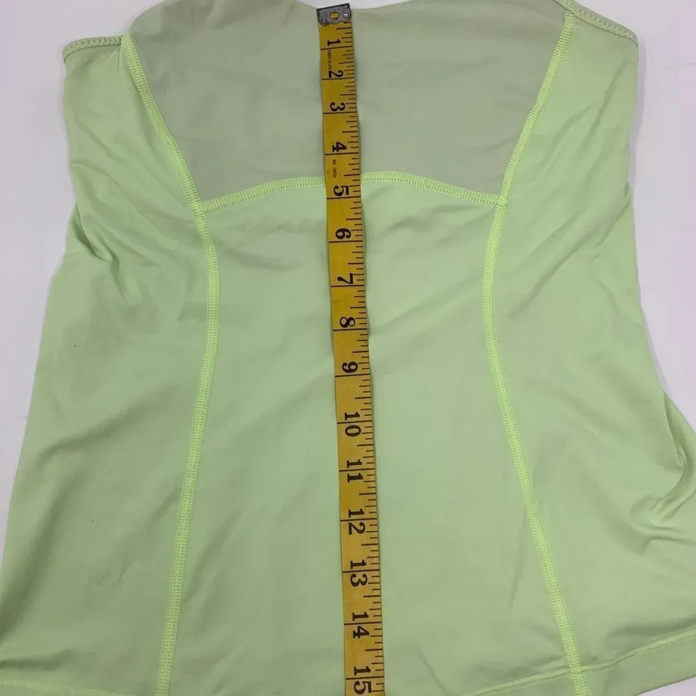 Lululemon Lime Green Tank Size 6 - Image 5