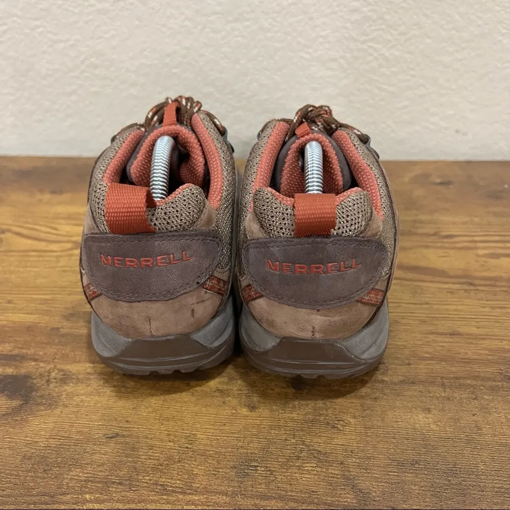 Merrell Siren Sport OTTER BAKED Women's Size 9 Brown ORANGE Hiking Camping EUC - Image 3