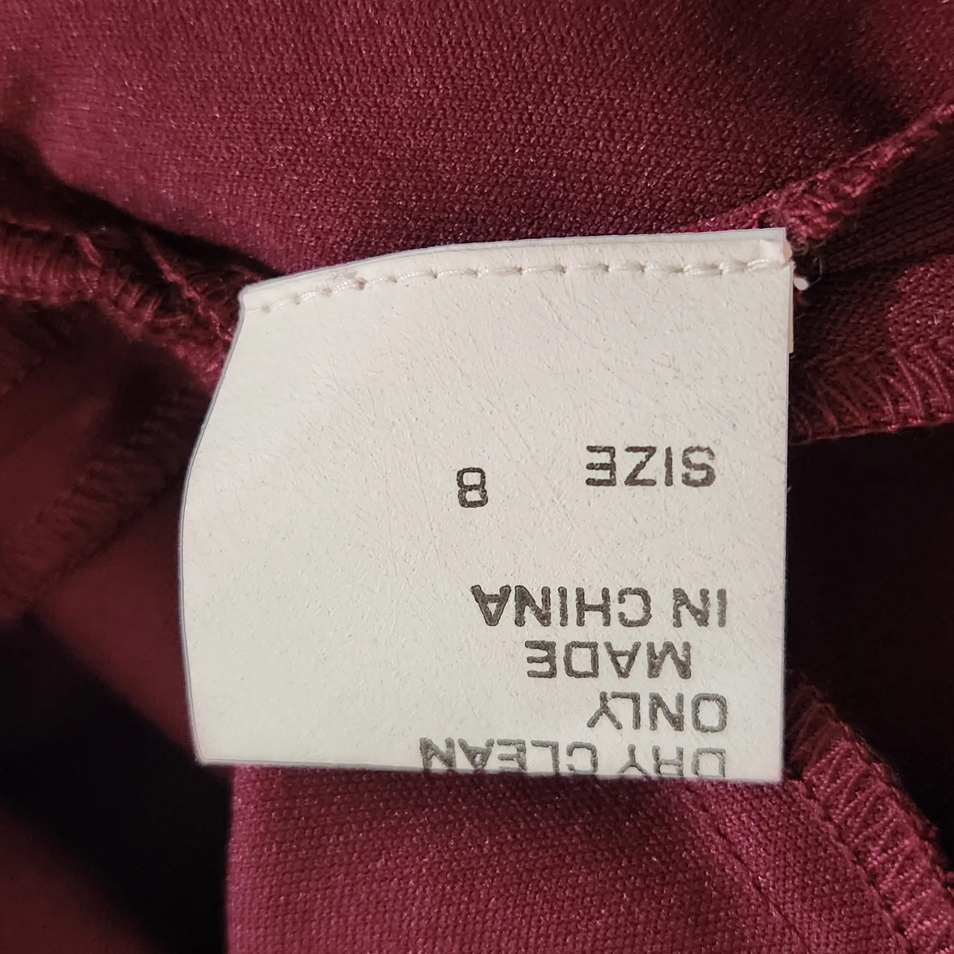 Tadashi Burgundy Ruffle Cocktail Sheath Dress Size 8 Oxblood Cocktail Dress Purple - Image 8