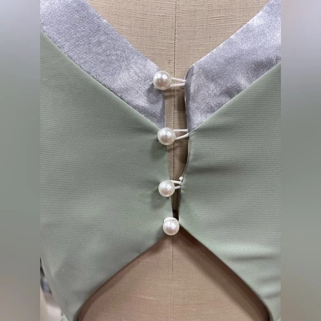 Bridesmaid Dress 4 Green - Image 6