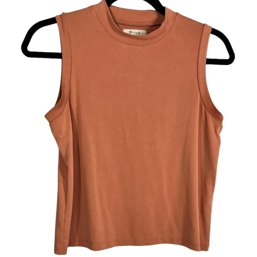 Madewell Sandwashed Mockneck Tank‎ Top XS - Image 2
