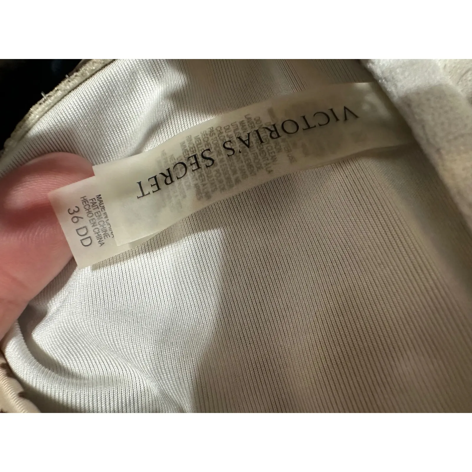 Victoria's Secret Leopard Print Halter Bikini Top Lace Up Padded Underwire 36DD - Image 5