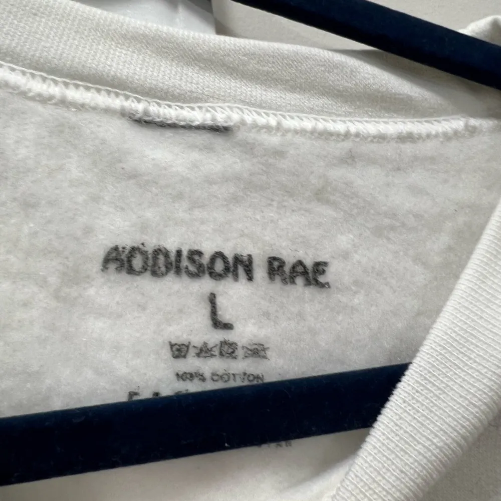 Addison Rae White For You Crewneck Sweatshirt Size Large - Image 3
