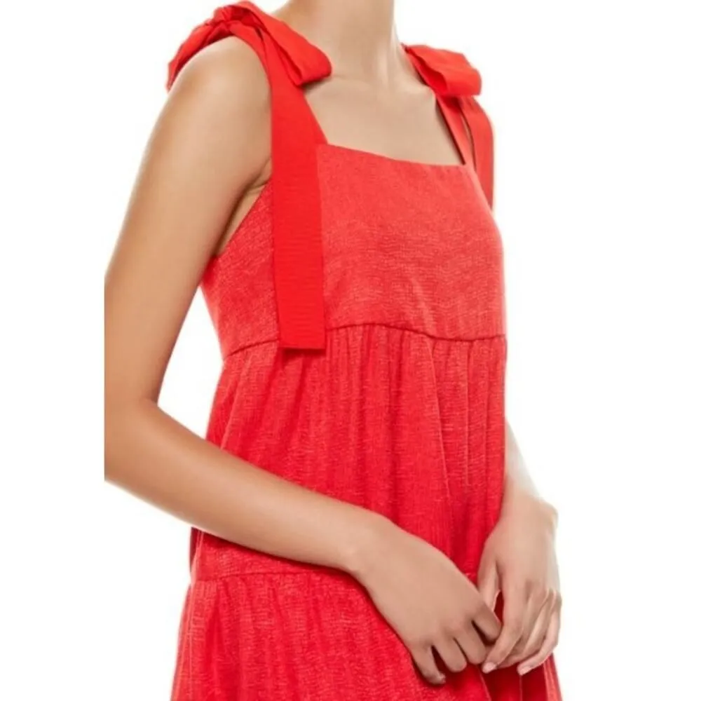 Alice + Olivia Cynthia Tiered Strap Midi Dress Sz. 0 - Image 3