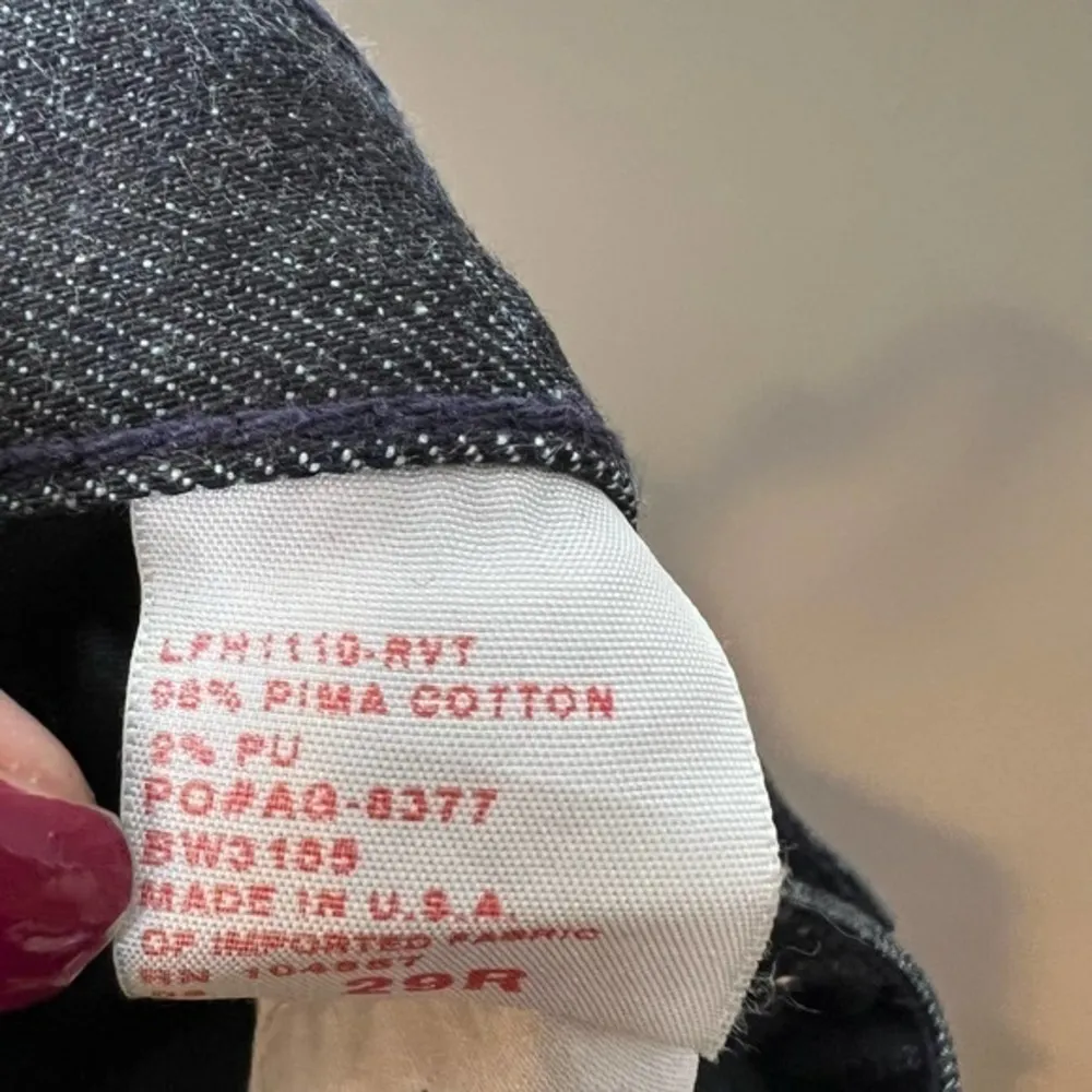 AG Adriano Goldschmied the stilt denim blue jeans women pockets size 29 regular - Image 11