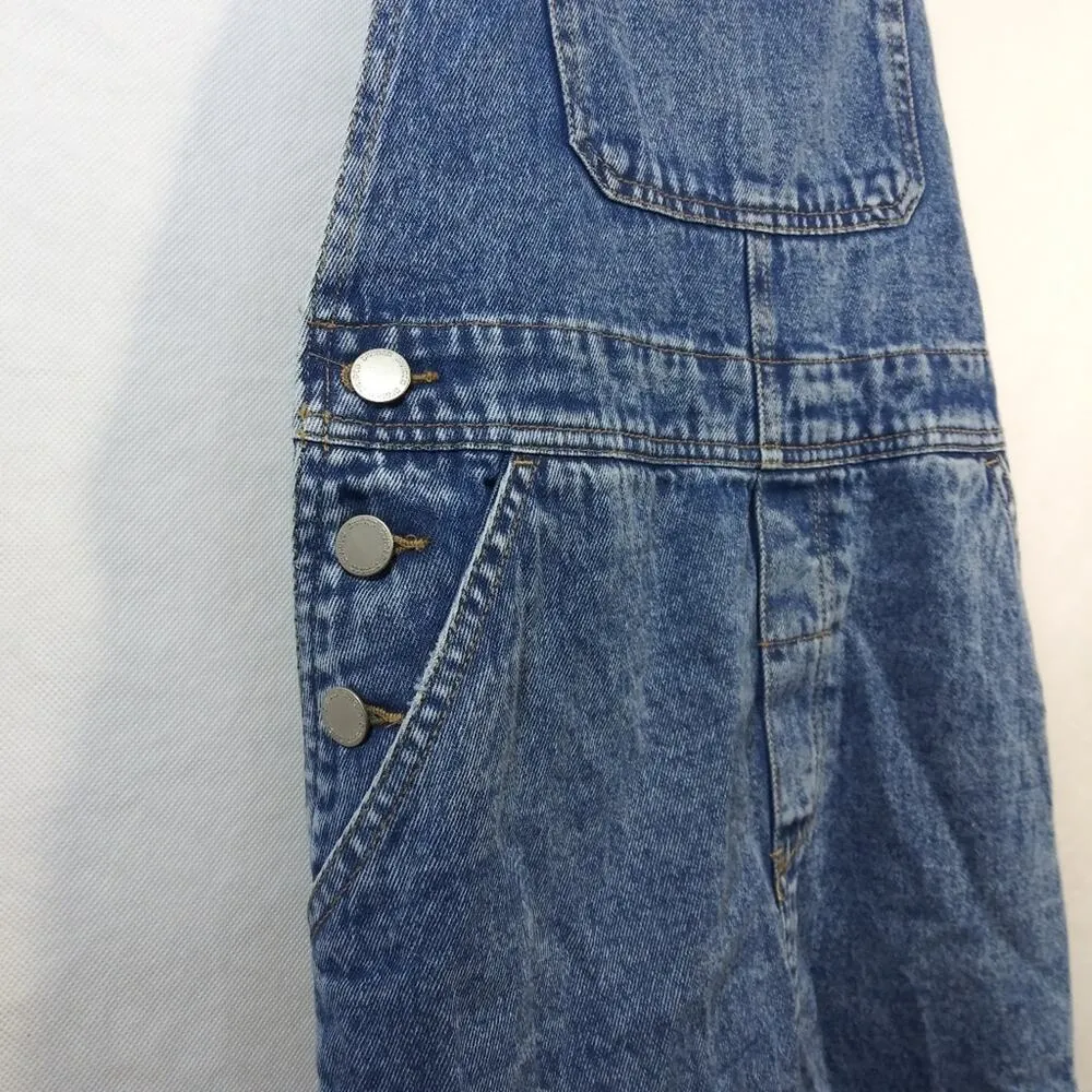 H&M Divided Denim Overall Dress Simple Casual Size 4 - Image 5