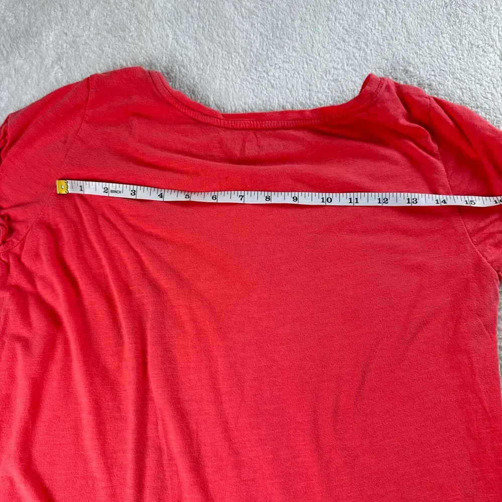 Aeropostale Cali Surf Team 87 Graphic Tee Top Womens Size L Orange Cotton Casual - Image 8