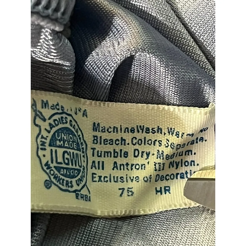 Vintage Maidenform Half Slip Womens Small Blue 24” Sweet Nothings ILGWU 60s - Image 10