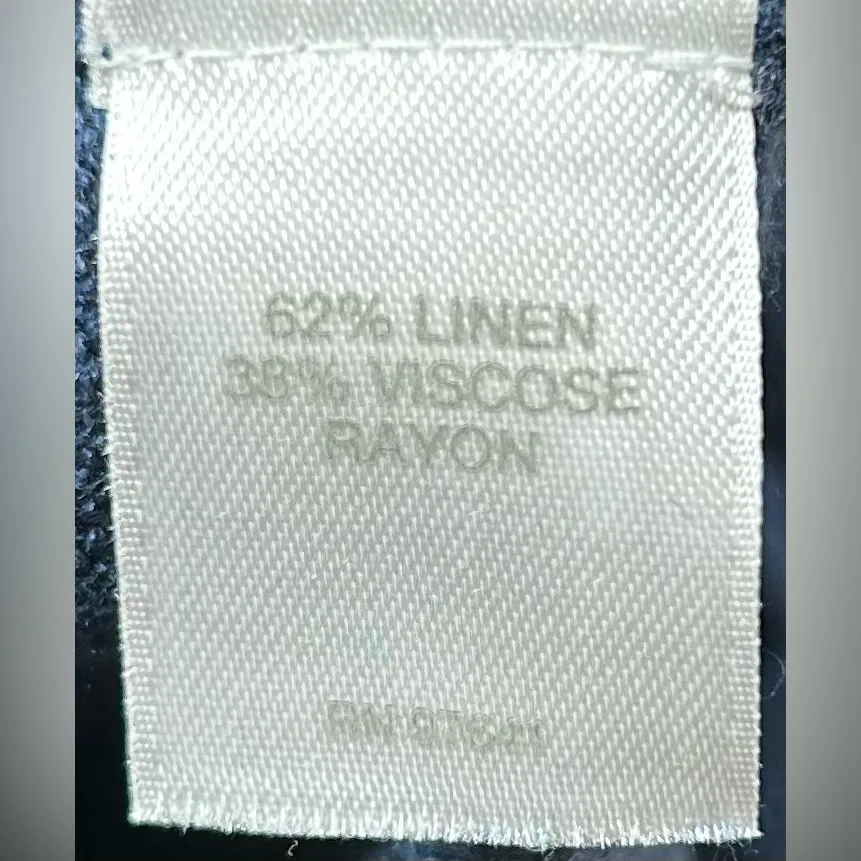 Pure Jill J. Jill Size 4X Linen Blend Women’s Tank Blue & Open Front Cardigan - Image 7