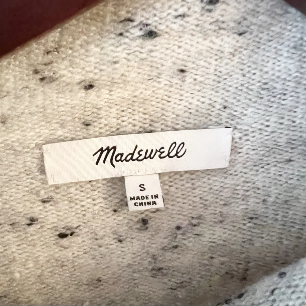 Madewell Donegal Inland Gray Coziest Yarn Turtleneck Sweater K5410 EUC Small - Image 5