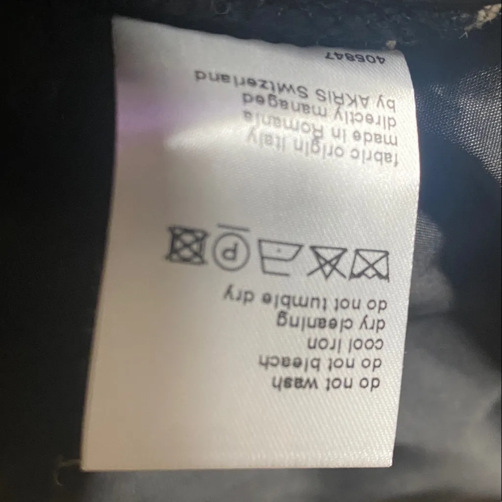 Akris Punto Switzerland Quiet Luxury Geometric Knit Bomber Jacket Sz 10 - Image 13