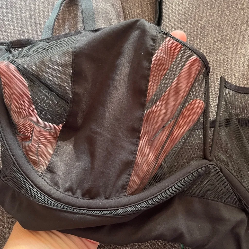 Bluebella Black Mesh Underwire sheer bra size 38D - Image 6