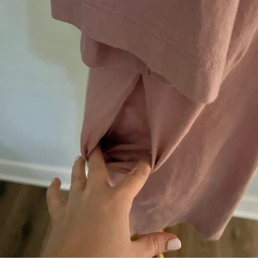 Top Shop Light Pink Pastel Pink Short Sleeve Tshirt Dress Casual Size 0-2 - Image 6