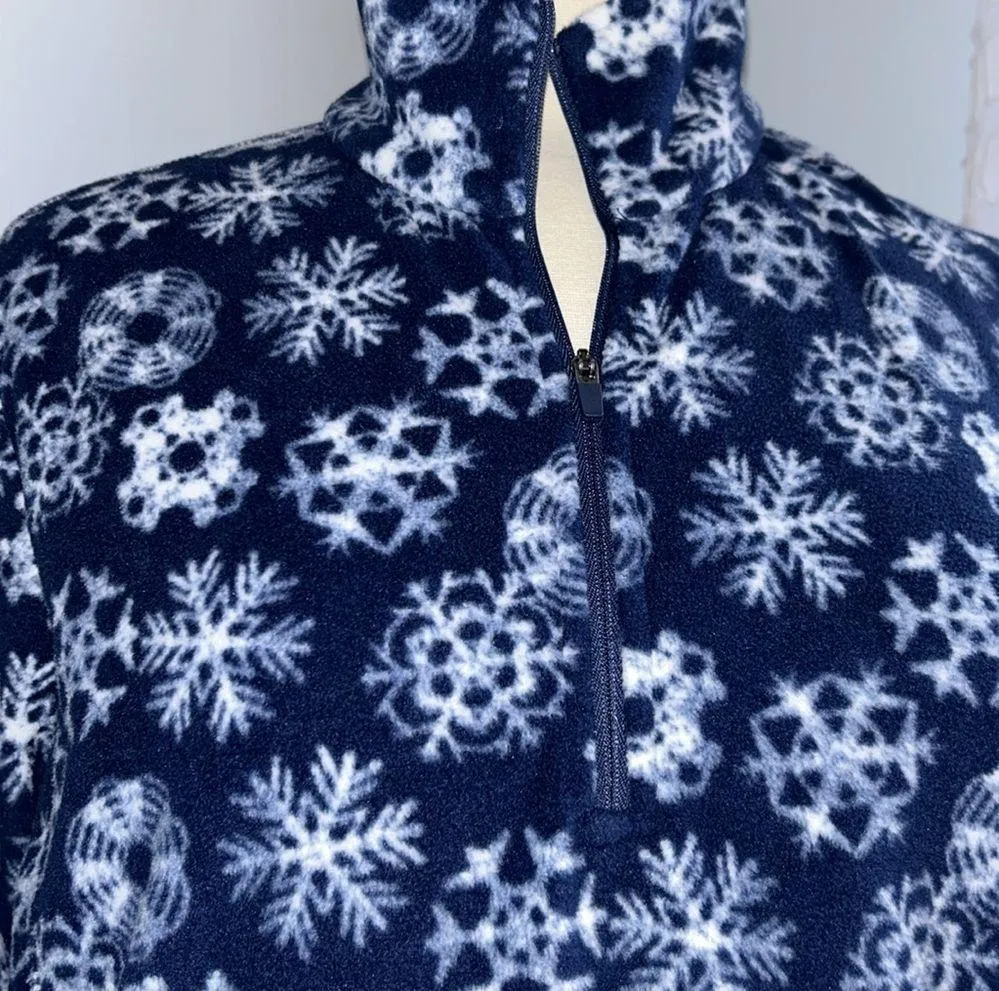 Lands End Snowflake Fleece L - Image 2