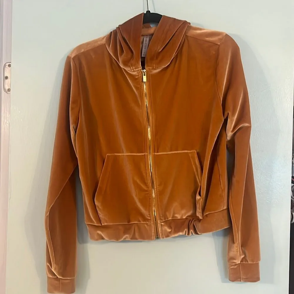 Size small velour hoodie - Image 3