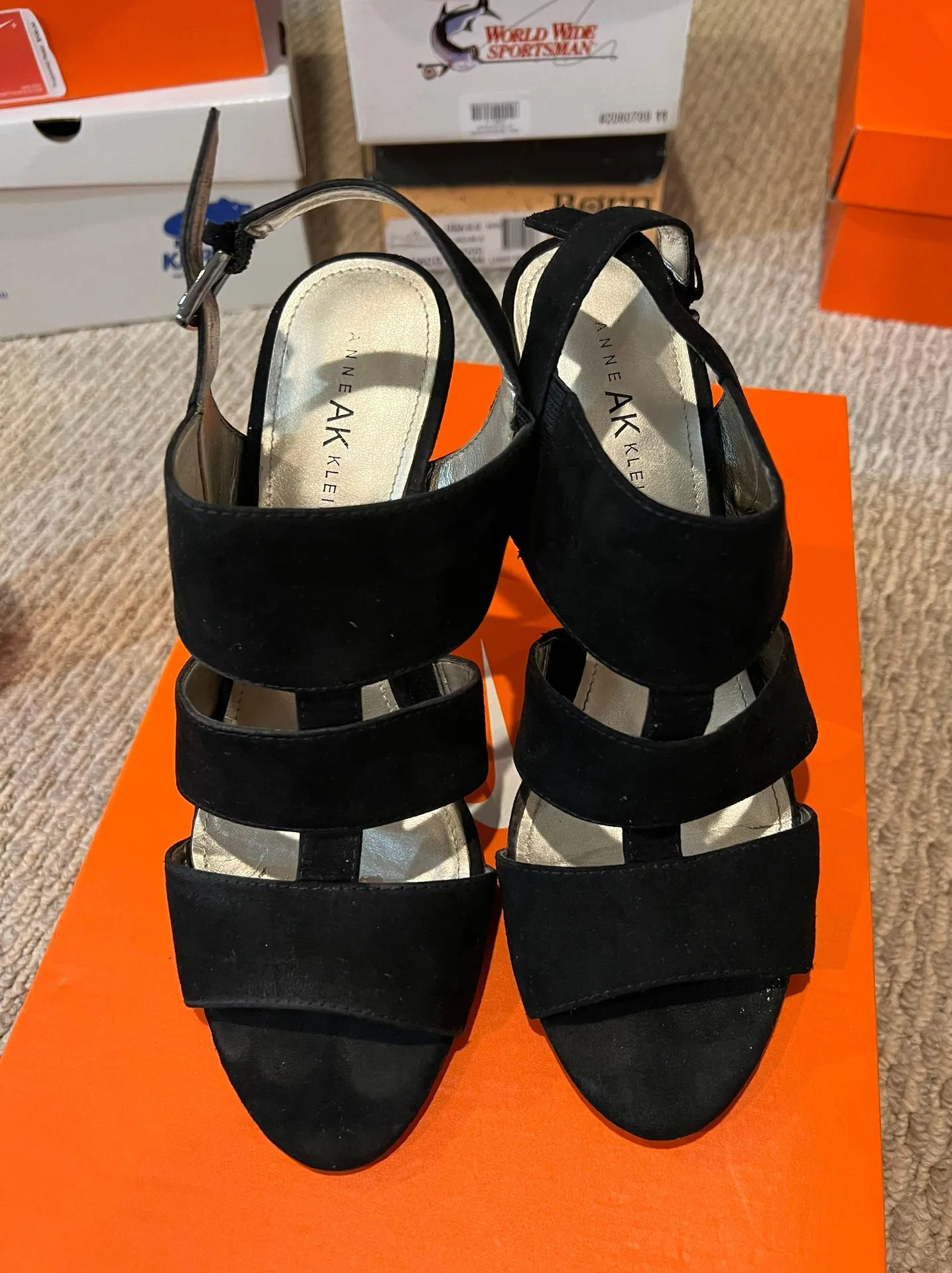 Suede Leather Heels - Image 3