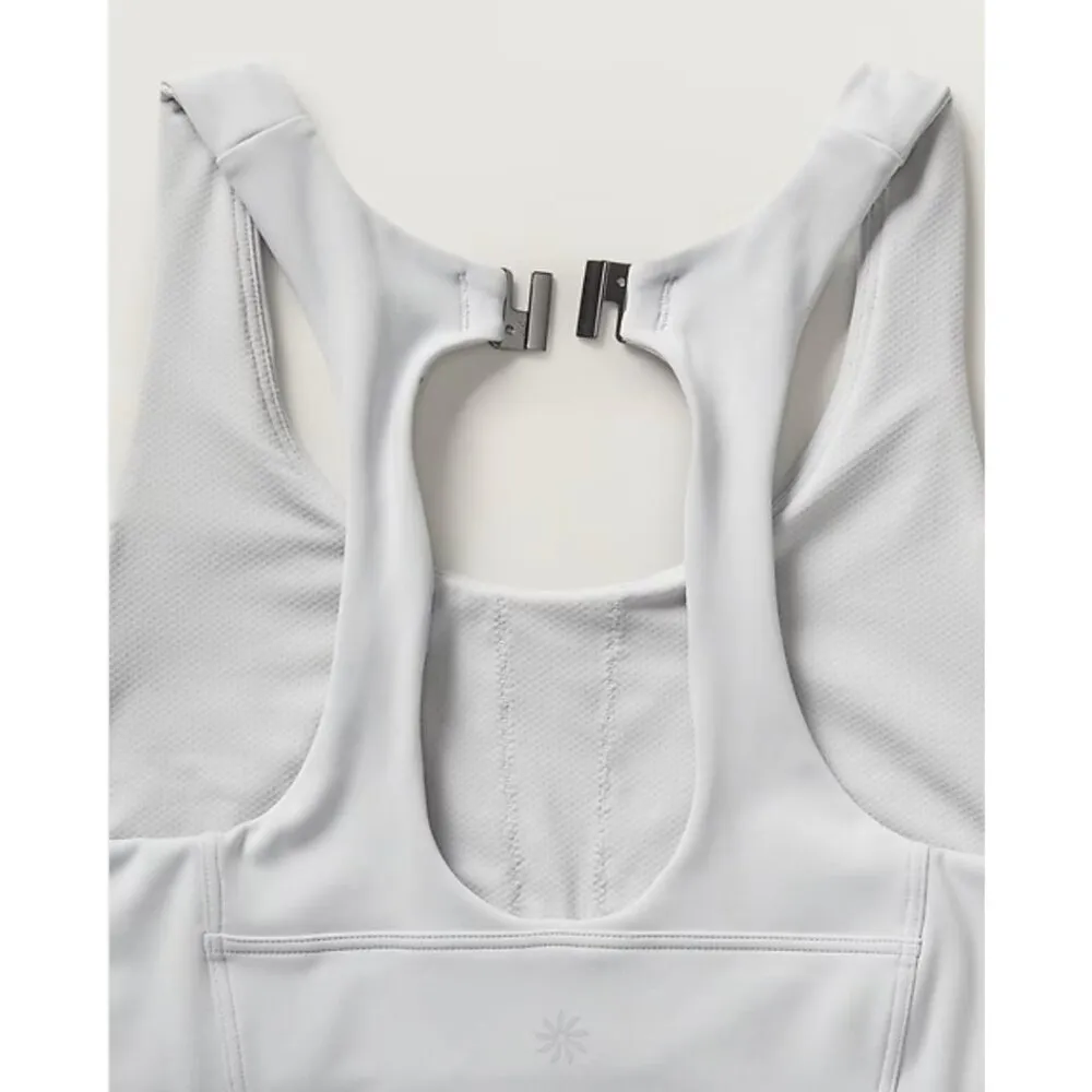 Athleta L Ultimate Longline Bra Large A-C Stratus Grey - Image 4