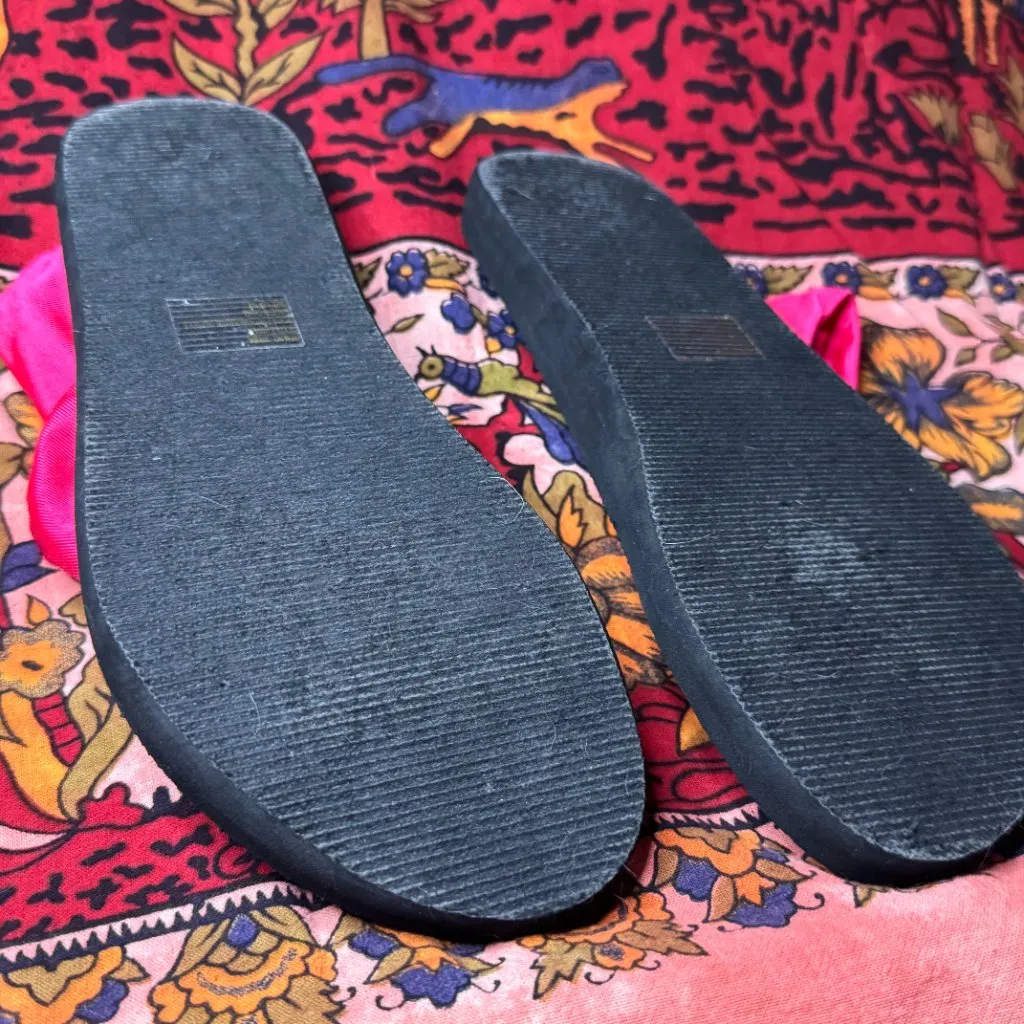 Hot Pink Strap Sandals Size 9 - Image 3