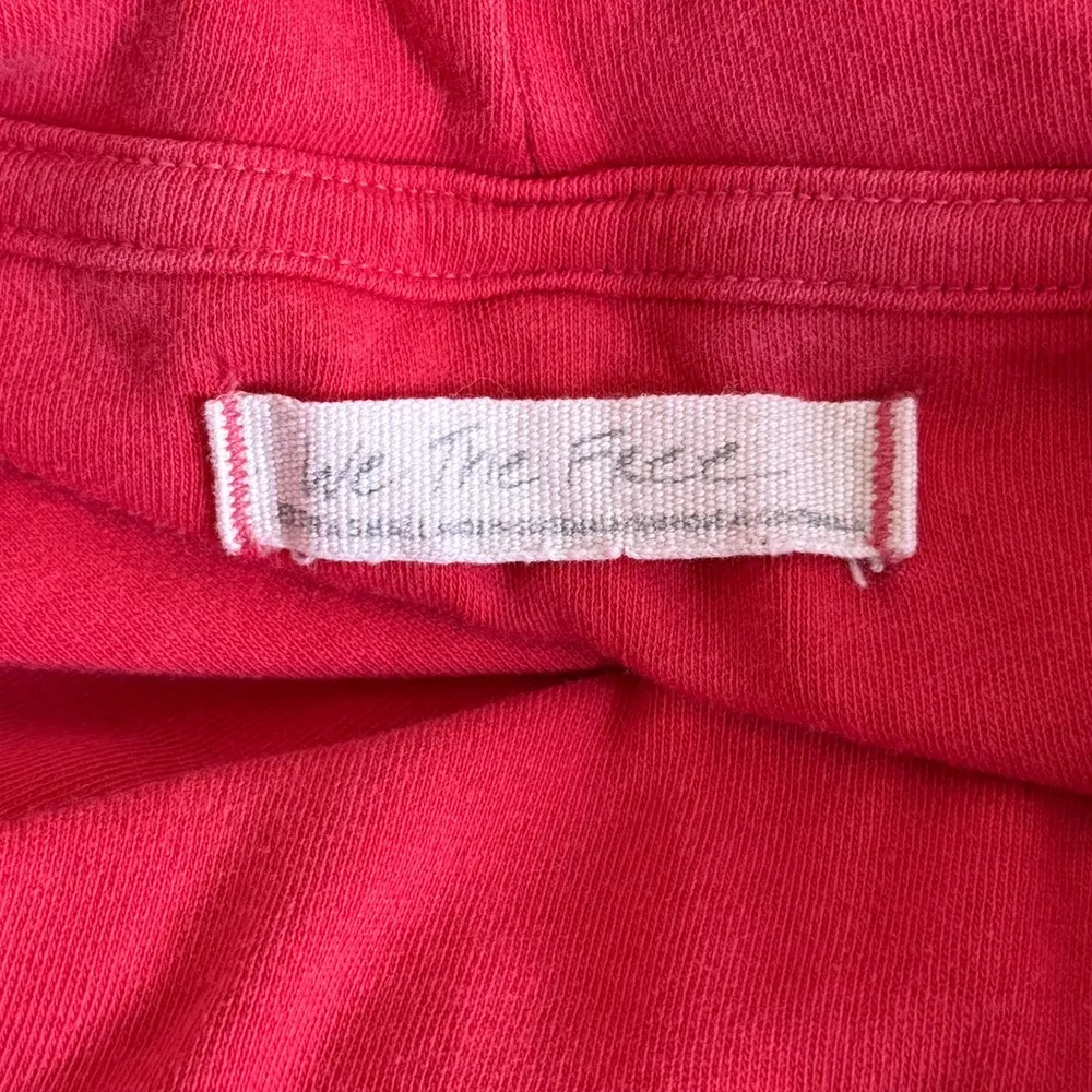 Free People We The Free Not the Same Long Sleeve Top Size XS Faded Red Tee - Image 5