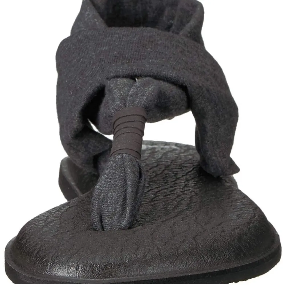 🔵 SALE 3/$25 SANUK YOGA MAT SLING BACK GRAY SANDALS SHOES 8 - Image 3