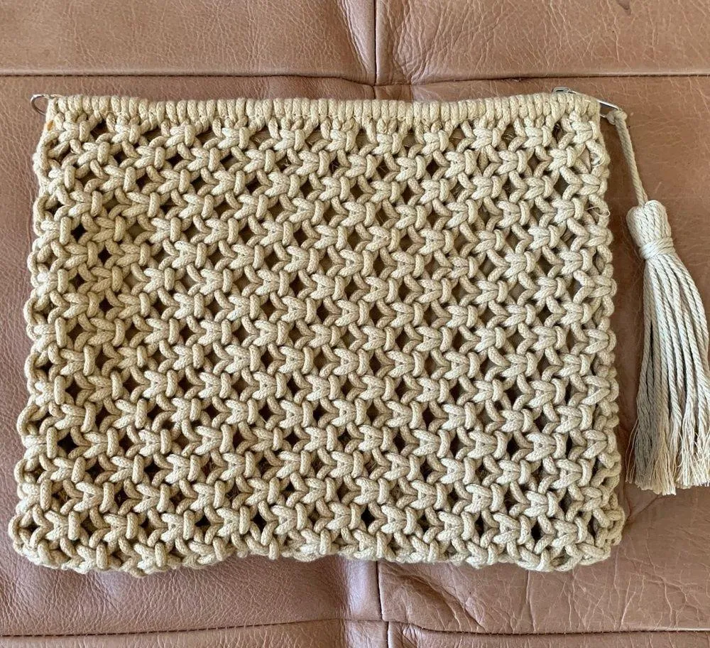 Boho Woven Clutch - Image 3