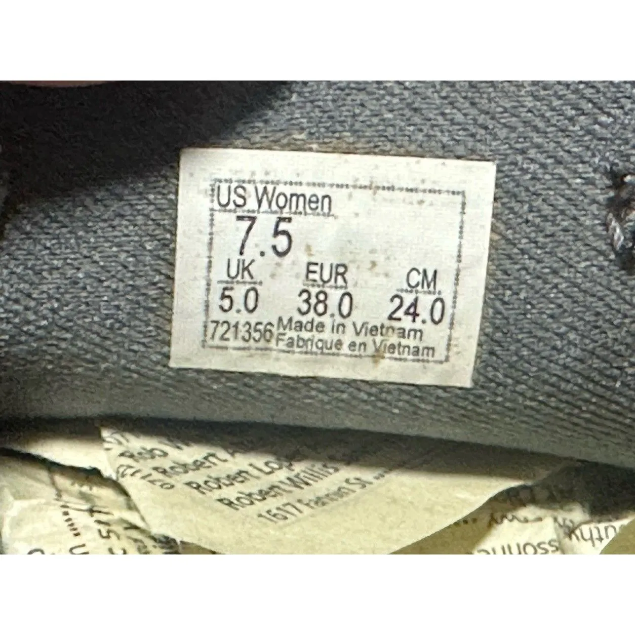 Vans Asher Slip On Shoes Metallic Silver Snake Skin Sneakers Size 7.5 - Image 3