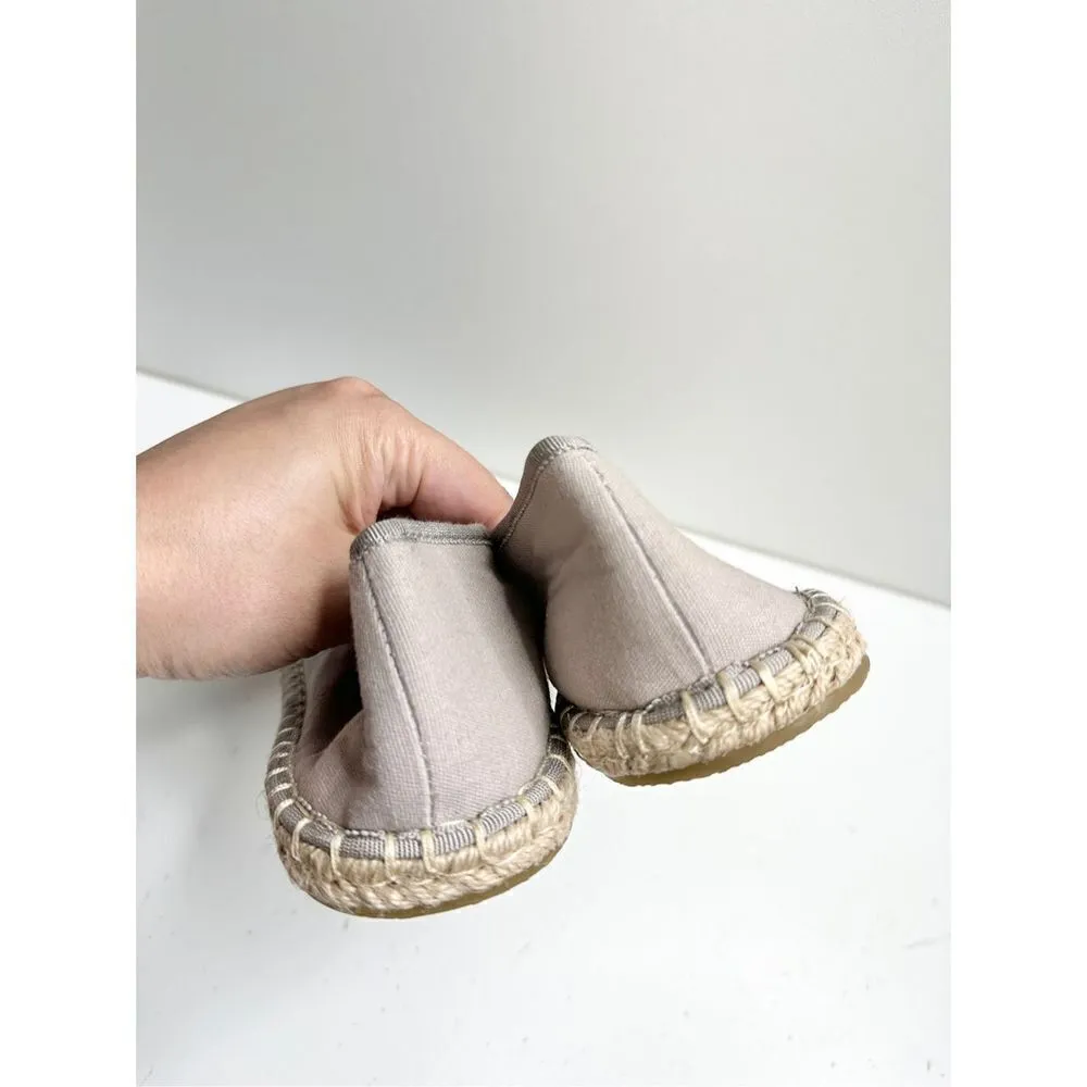 BP Espadrille Flats Womens Size 8 Gray Slip On Casual Shoes - Image 6