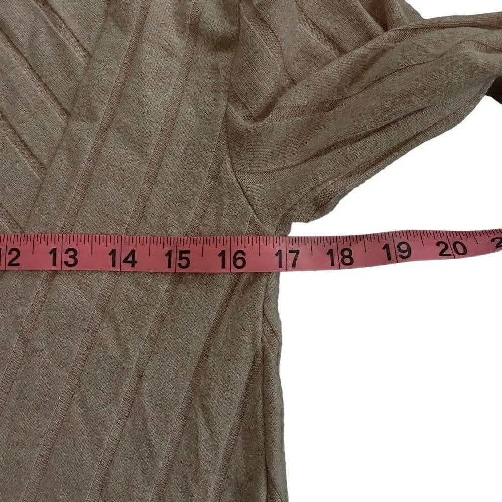 Maeve by Anthropologie small pink long sleeve ripped crew neck - Image 6