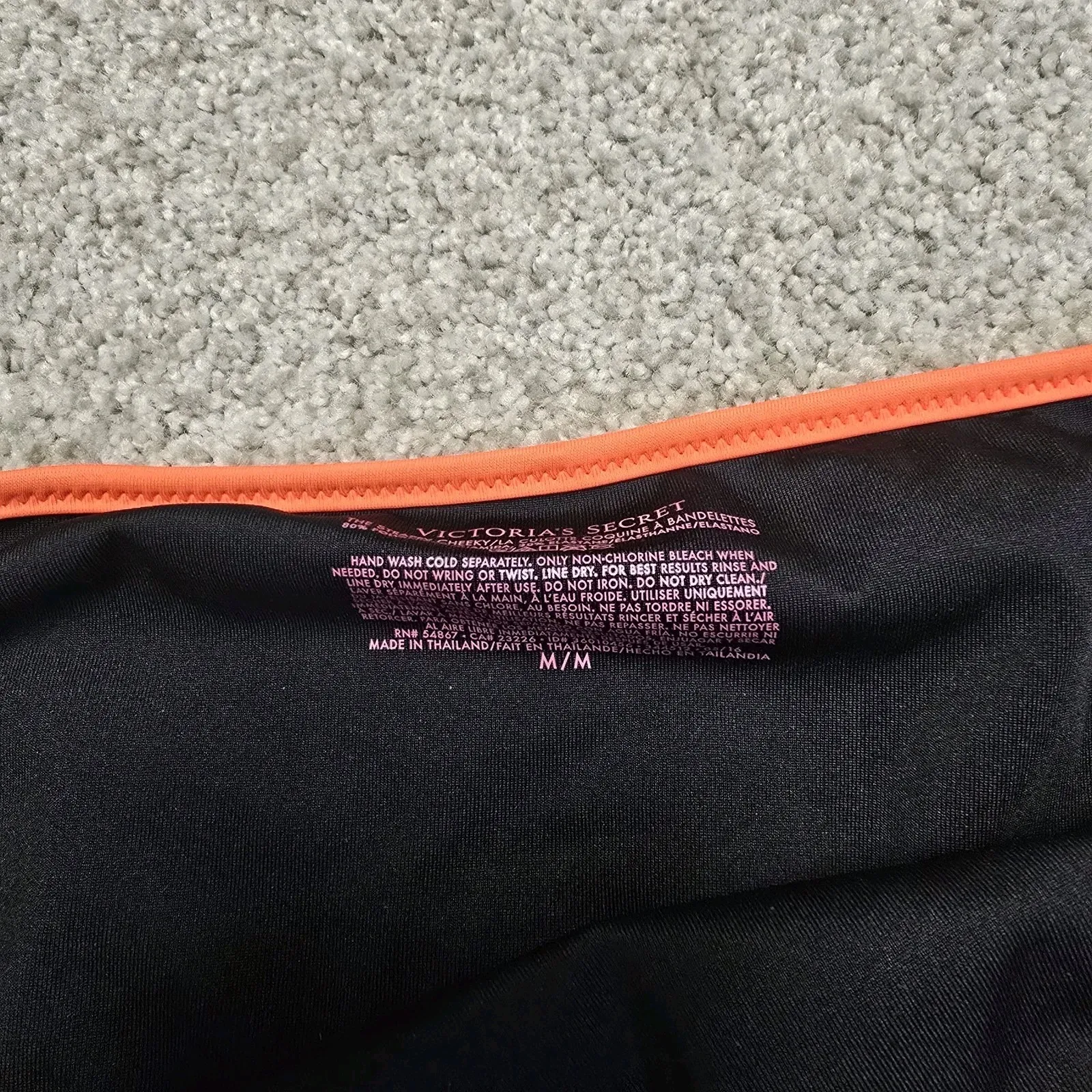 Victoria‎ Secret Black Neon Bikini Bathing Suit 34A Medium NWT Vacation Beach - Image 5