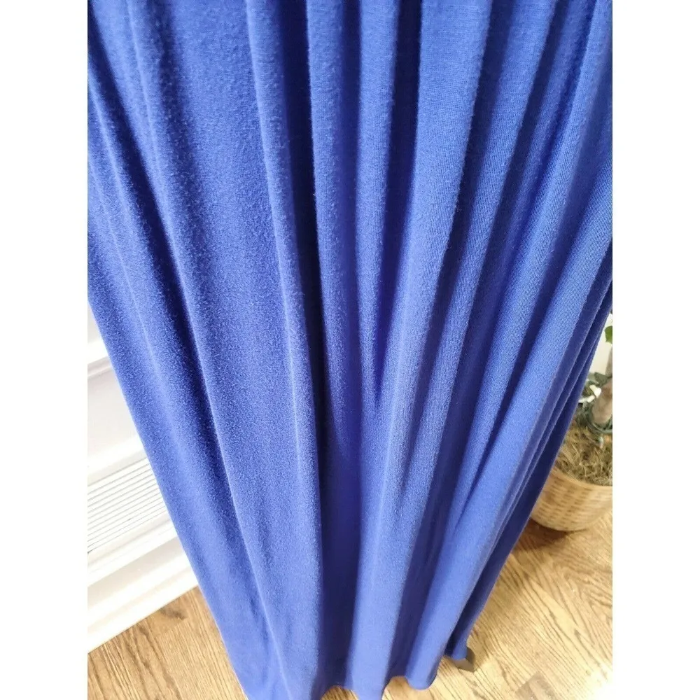Espresso Multicolor Rayon Casual Maxi Dress Size M Blue Size M - Image 4