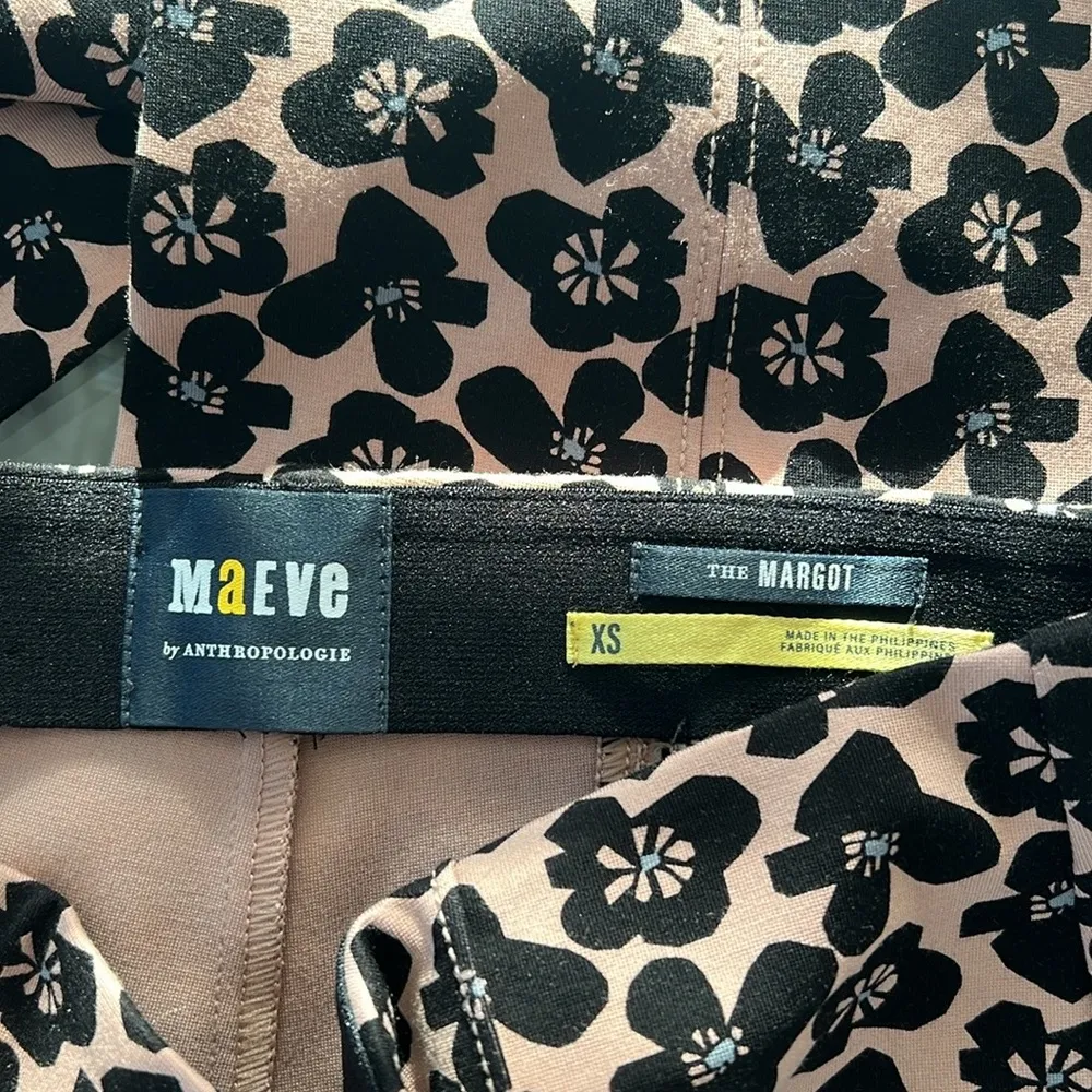 NEW Maeve Anthropologie The Margot Kick-Flare Cropped Pants, Size XS NEW w/o Tag - Image 7