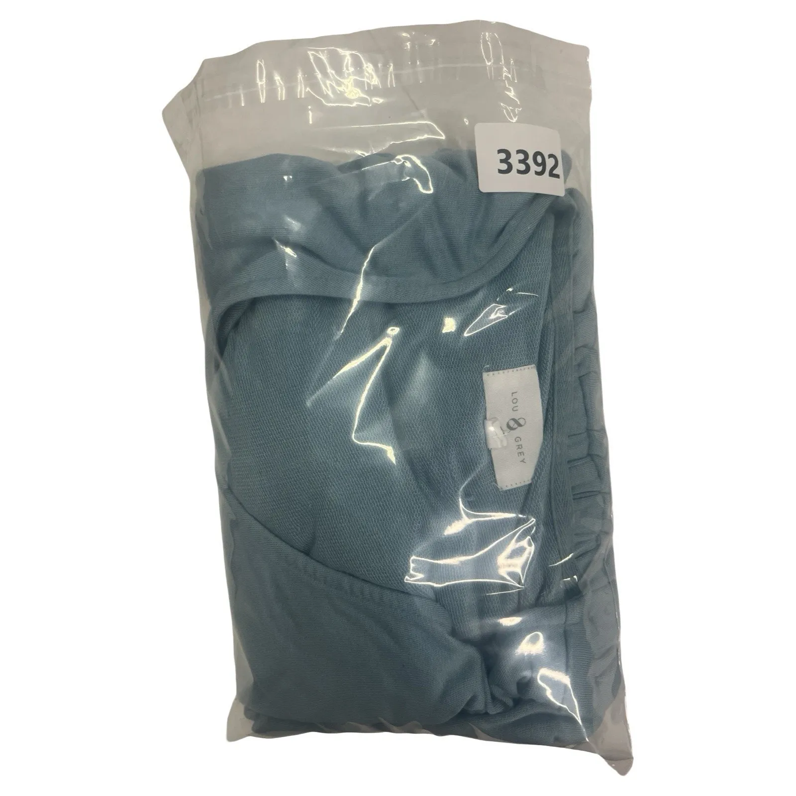 Lou Grey Romper Womens Large Green Faux Wrap Front Pockets Short Sleeve Beach - Image 11