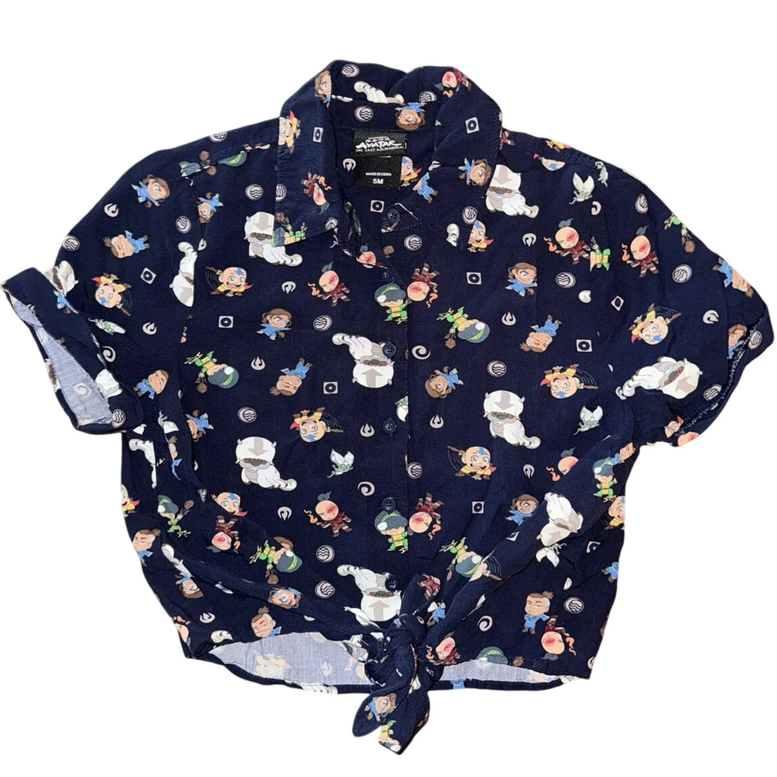 Avatar: The Last Airbender Chibi Characters Women's Tie - Image 3