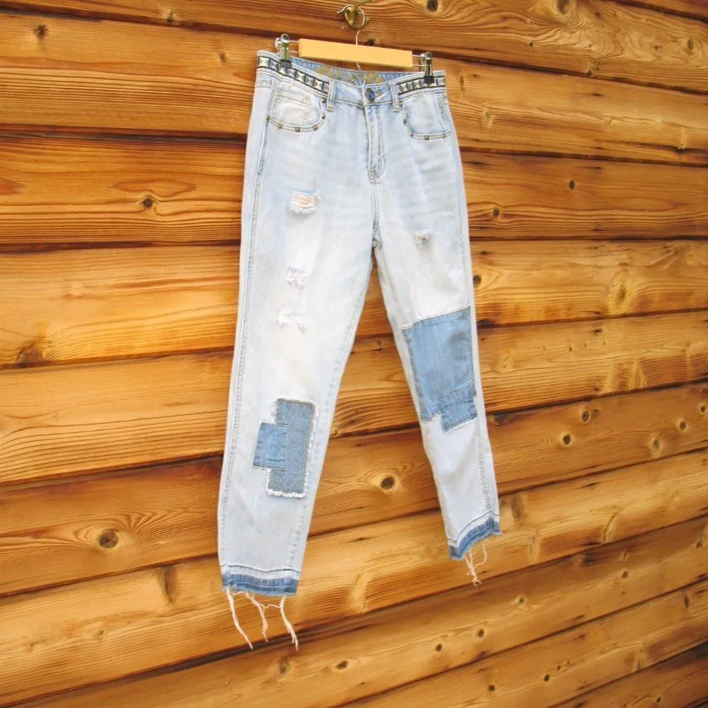 Desigual  Patchwork Relaxed Fit Jeans - Image 5