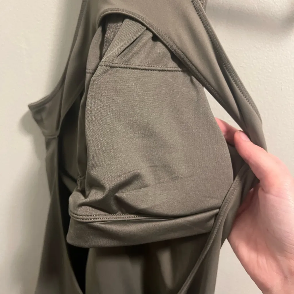 White Fox Boutique Olive Jumpsuit - Image 7