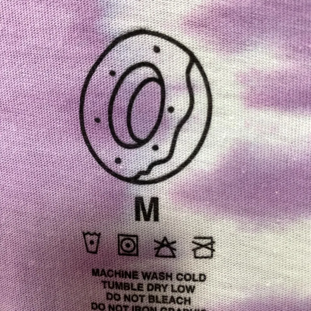 Odd Future Purple Embroidered Tie dye Tshirt size Medium - Image 4