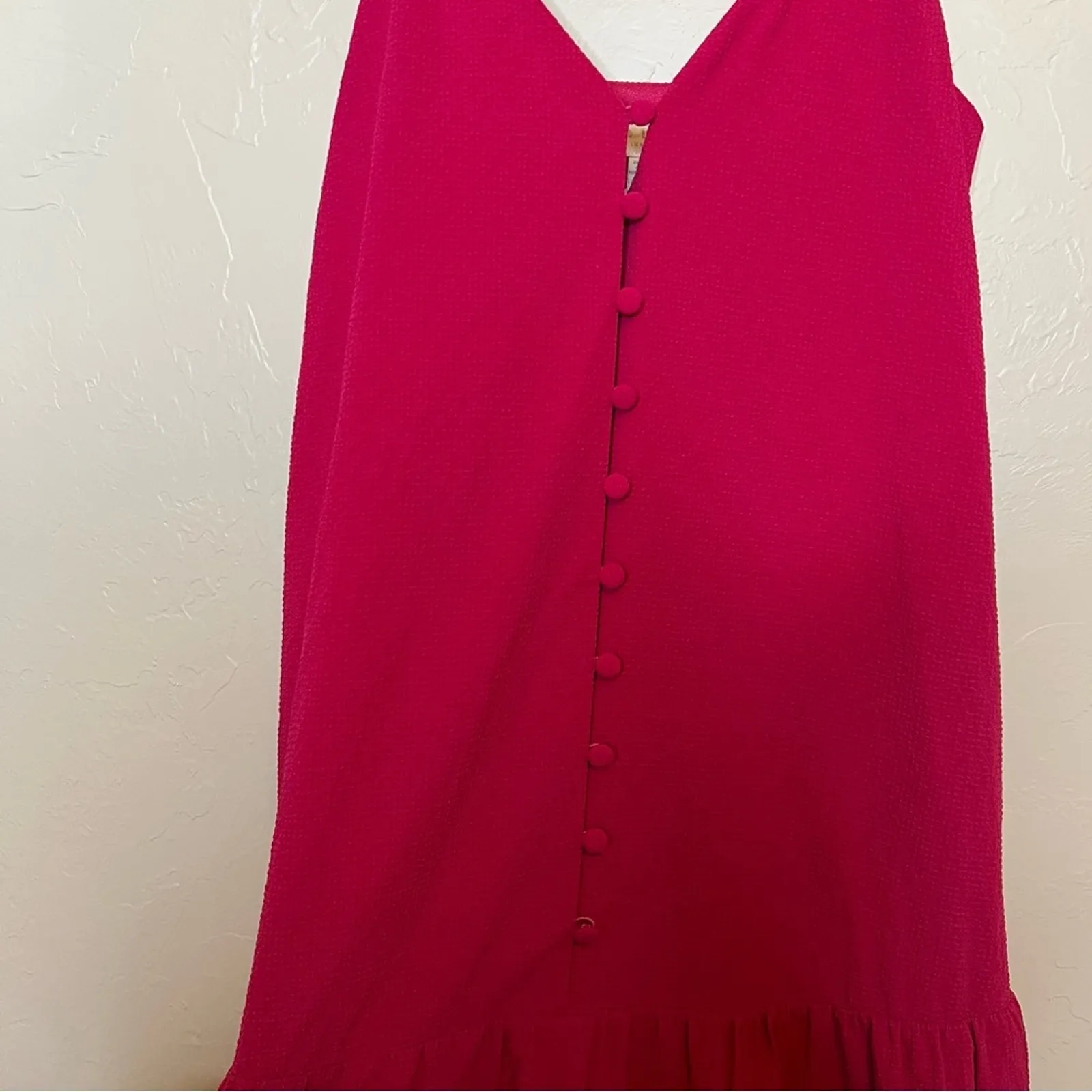 NWT Ted Baker London Luaan‎ Button Through Cami Midi Dress in Pink Size 1 (0-2) - Image 3