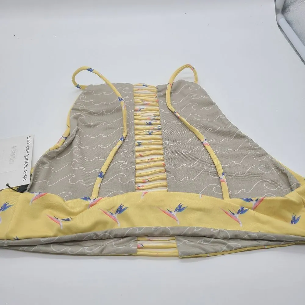 Nirvanic Swim Bikini Baris Top in Bird of Paradise (L) Size L - Image 6