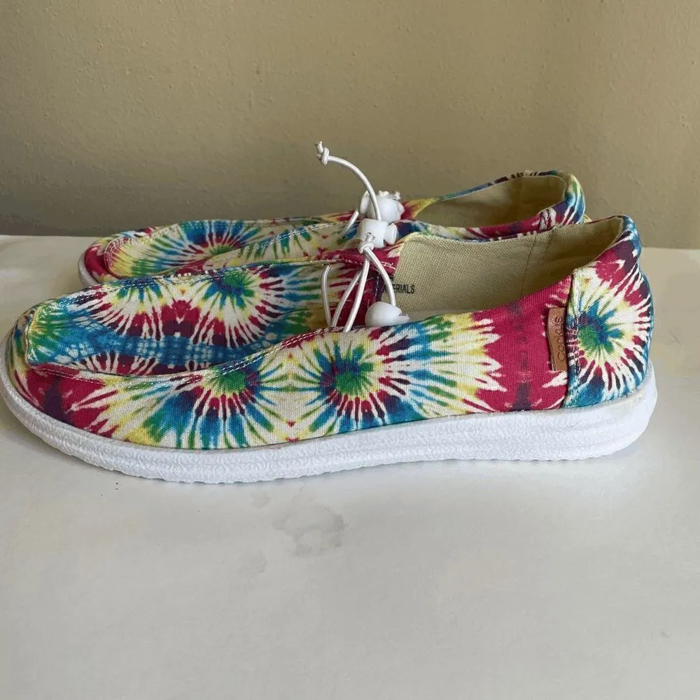 Corkys Women's Kayak Casual Slip On Sneakers Size 10 Red - Image 2