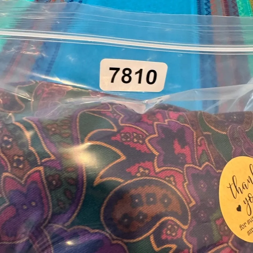 Vintage Pierre Cardin Paisley Button Side Pinafore Midi Dress Womens M Green - Image 12