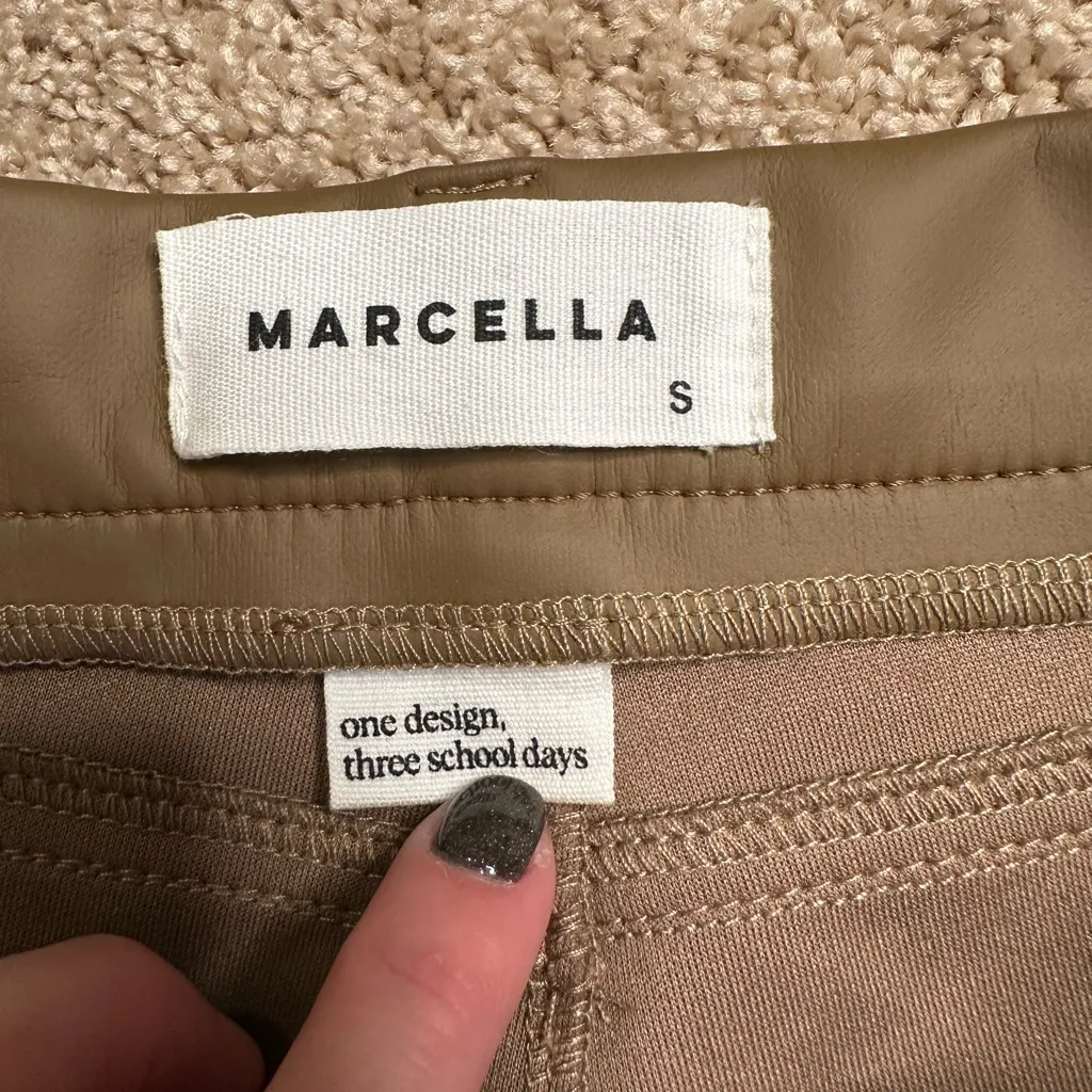 Marcella Faux‎ Leather Pants - Image 3