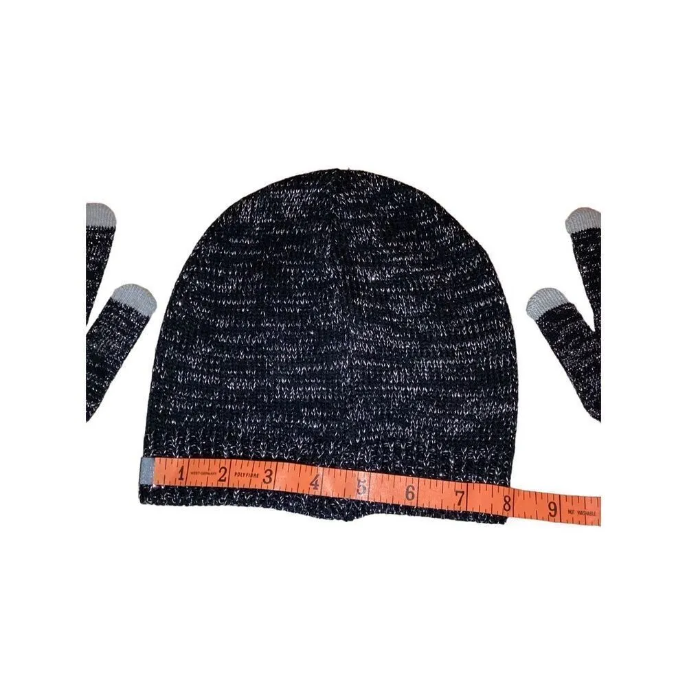 Sag Harbor Hat And Phone Compatible Gloves Set Beanie - Image 7